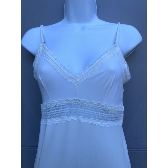 Zimmermann Ivory Lace Trim Babydoll Slip Dress Sz 0 Feminine Romantic Designer - Picture 7 of 14